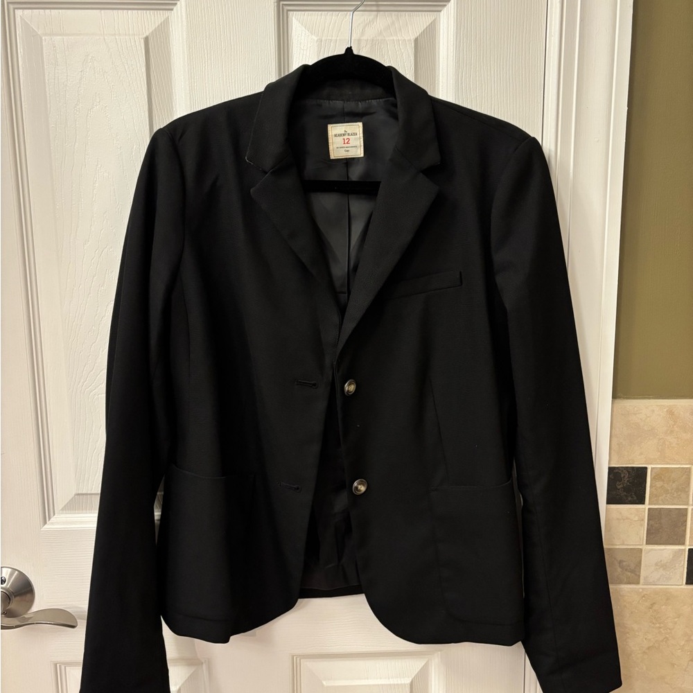 Gap Black Academy Blazer Jacket 12